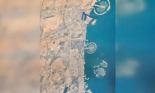 ദു​ബൈ​യു​ടെ ആ​കാ​ശ​ചി​ത്രം പ​ങ്കു​വെ​ച്ച്​ അ​ൽ നി​യാ​ദി