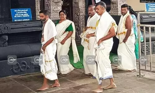 മന്ത്രി ജെ. ചിഞ്ചുറാണി ഗുരുവായൂർ ക്ഷേത്ര ദർശനം നടത്തി