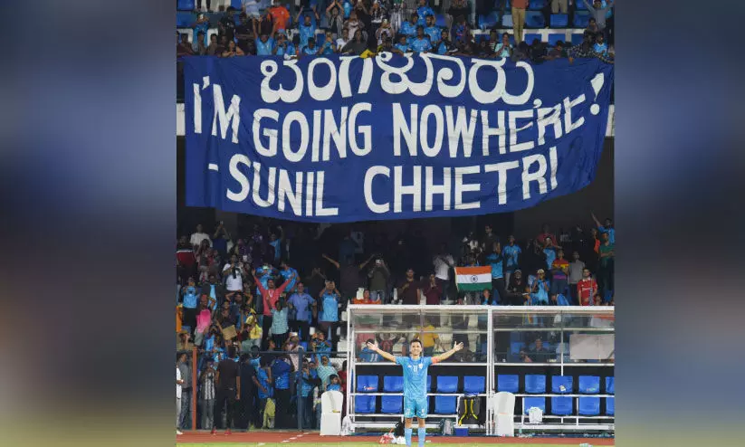 സുനിൽ ഛേത്രി ബംഗളൂരുവിൽ തുടരും