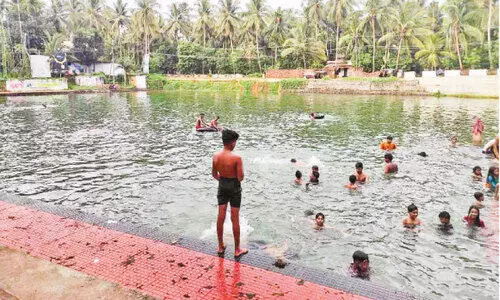 മുഖംമിനുക്കിയ ഒടുങ്ങാട്ടുകുളത്തിലേക്ക് നീന്തൽപ്രേമികളുടെ കുത്തൊഴുക്ക്