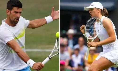 വിം​ബ്ൾ​ഡ​ൺ ടെ​ന്നി​സ്; ദ്യോ​കോ​വി​ച്, ഇ​ഗ മു​ന്നോ​ട്ട്