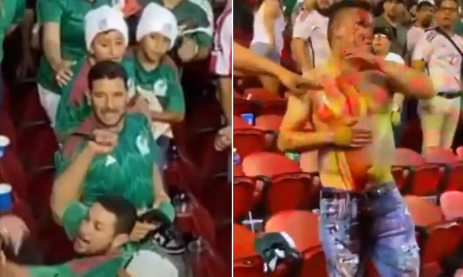 ഖത്തർ-മെക്സികോ മത്സരത്തിനിടെ കത്തിക്കുത്ത്; ഒരാൾക്ക് ഗുരുതര പരിക്ക്