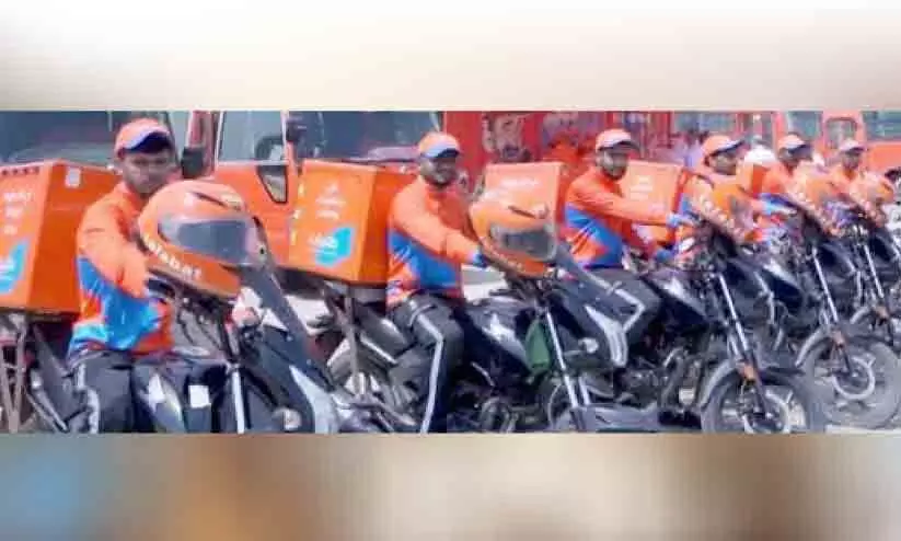 ഡെ​ലി​വ​റി റൈ​ഡ​ര്‍മാ​ര്‍ക്ക് സൗ​രോ​ര്‍ജ​ത്തി​ല്‍  പ്ര​വ​ര്‍ത്തി​ക്കു​ന്ന വി​ശ്ര​മ​കേ​ന്ദ്രം