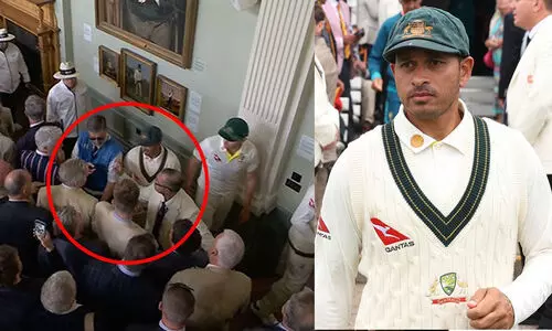 ഉസ്മാൻ ഖ്വാജയെ ലോങ് റൂമിൽ തടഞ്ഞുനിർത്തി അസഭ്യം പറഞ്ഞ സംഭവം; മൂന്ന് എം.സി.സി അംഗങ്ങൾക്ക് സസ്​പെൻഷൻ