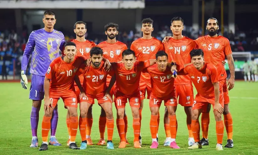 ‘സാഫ’ലമീ യാത്ര; 2023ൽ ​മൂ​ന്ന് കി​രീ​ട​ങ്ങ​ളു​മാ​യി തോ​ൽ​വി​യ​റി​യാ​തെ ഇ​ന്ത്യ​ൻ ഫു​ട്ബാ​ൾ ടീം ​മു​ന്നോ​ട്ട്