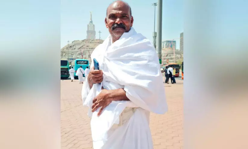 സ്പോ​ൺ​സ​ർ ക​നി​ഞ്ഞു; ഹ​ജ്ജ് എ​ന്ന സ്വ​പ്ന​സാ​ക്ഷാ​ത്കാ​ര നി​ർ​വൃതി​യി​ൽ അ​ബ്​​ദു​സ്സ​ലാം
