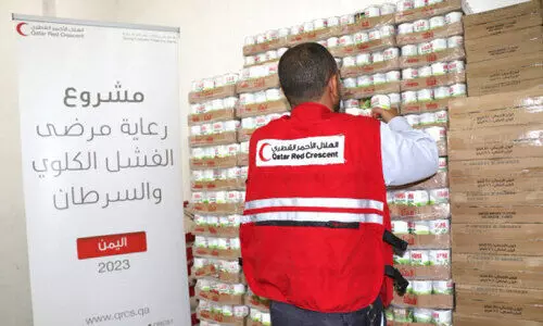 യ​മ​നി​ൽ ​ആ​രോ​ഗ്യ​മേ​ഖ​ല​ക്ക് തു​ണ​യാ​യി റെ​ഡ്ക്ര​സ​ന്റ്