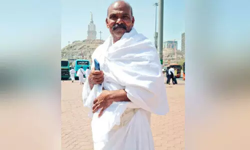 സ്പോ​ൺ​സ​ർ ക​നി​ഞ്ഞു; ഹ​ജ്ജ് എ​ന്ന സ്വ​പ്ന​സാ​ക്ഷാ​ത്കാ​ര നി​ർ​വൃതി​യി​ൽ അ​ബ്​​ദു​സ്സ​ലാം