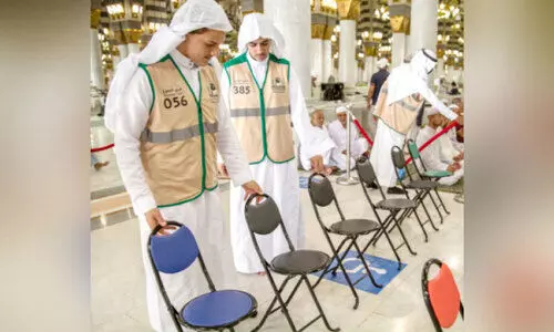 ഹ​ജ്ജ്;  മ​സ്ജി​ദു​ന്ന​ബ​വി​യി​ൽ സേ​വ​ന​മ​നു​ഷ്ഠി​ച്ച​ത് 681 വ​ള​ന്‍റി​യ​ർ​മാ​ർ