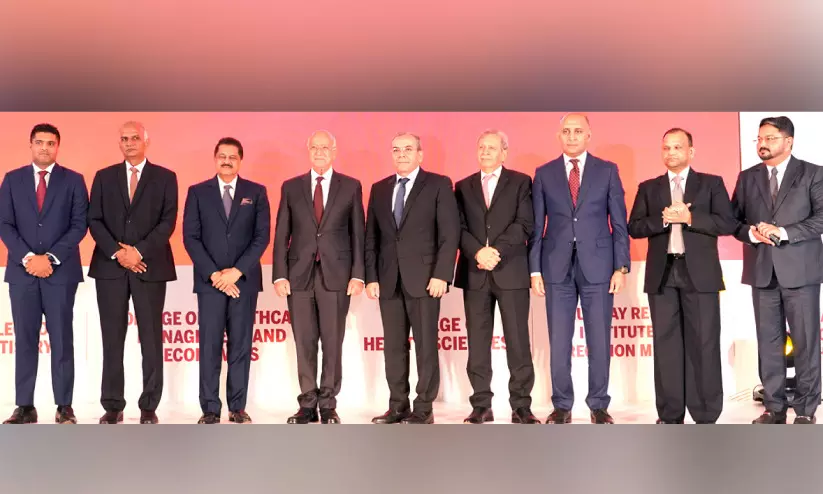 വ്യ​വ​സാ​യ പ​ങ്കാ​ളി​ത്ത സം​ഗ​മം; ആ​രോ​ഗ്യ​രം​ഗ​ത്ത്​ നൂ​ത​ന ആ​ശ​യ​ങ്ങ​ൾ അ​വ​ത​രി​പ്പി​ച്ച്​ ജി.​എം.​യു