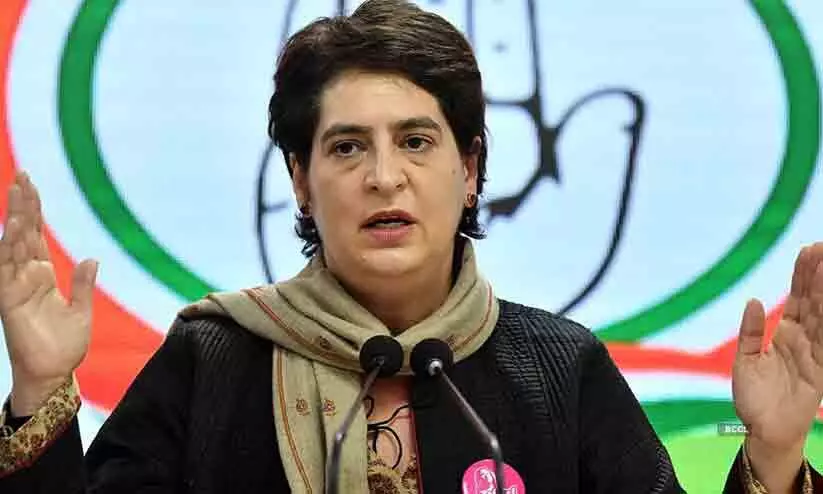 ചോദ്യങ്ങളെ അടിച്ചമർത്താൻ ശ്രമിക്കുന്ന അഹങ്കാരികളായ ഭരണകൂടത്തിനെതിരെയാണ് രാഹുൽ ഗാന്ധിയുടെ പോരാട്ടം - പ്രിയങ്ക ഗാന്ധി