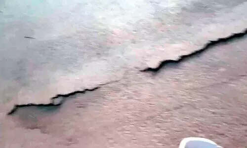 ലക്ഷങ്ങൾ ചെലവിട്ട റോഡ്​ മാസങ്ങൾക്കകം തകർന്നു