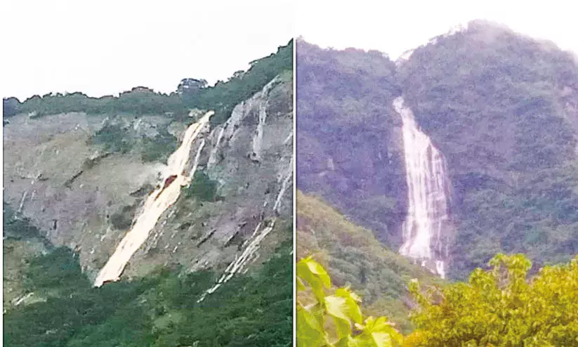 വെള്ളിക്കൊലുസണിഞ്ഞ് തെന്മല വെള്ളിക്കൊലുസണിഞ്ഞ് തെന്മല