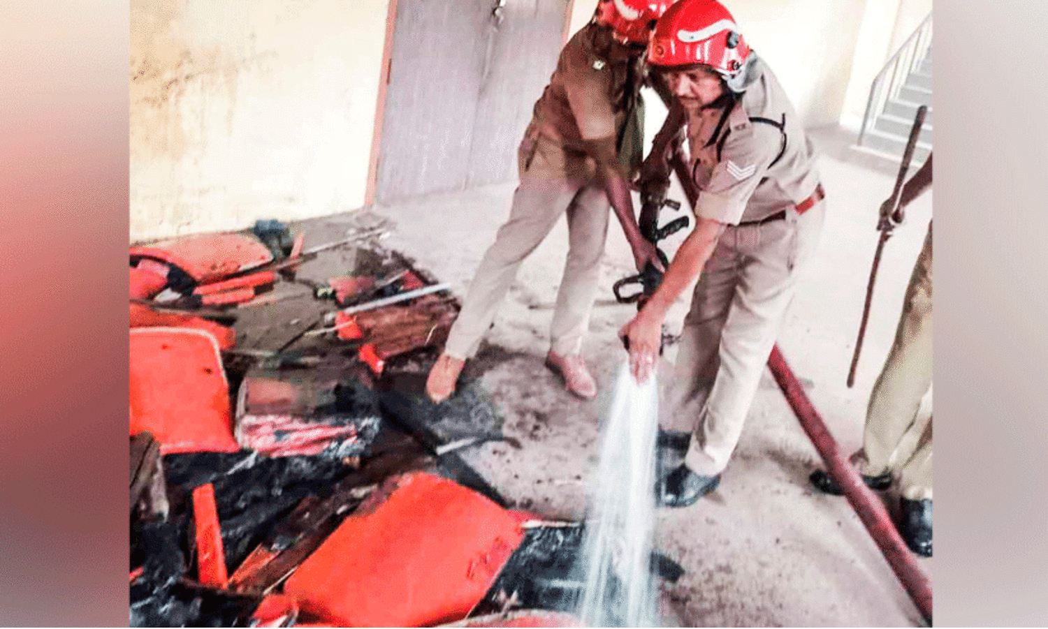 പ​റ​ക്കോ​ട് ശ​ക്തി തി​യ​റ്റ​റി​ൽ തീ​പി​ടി​ത്തം