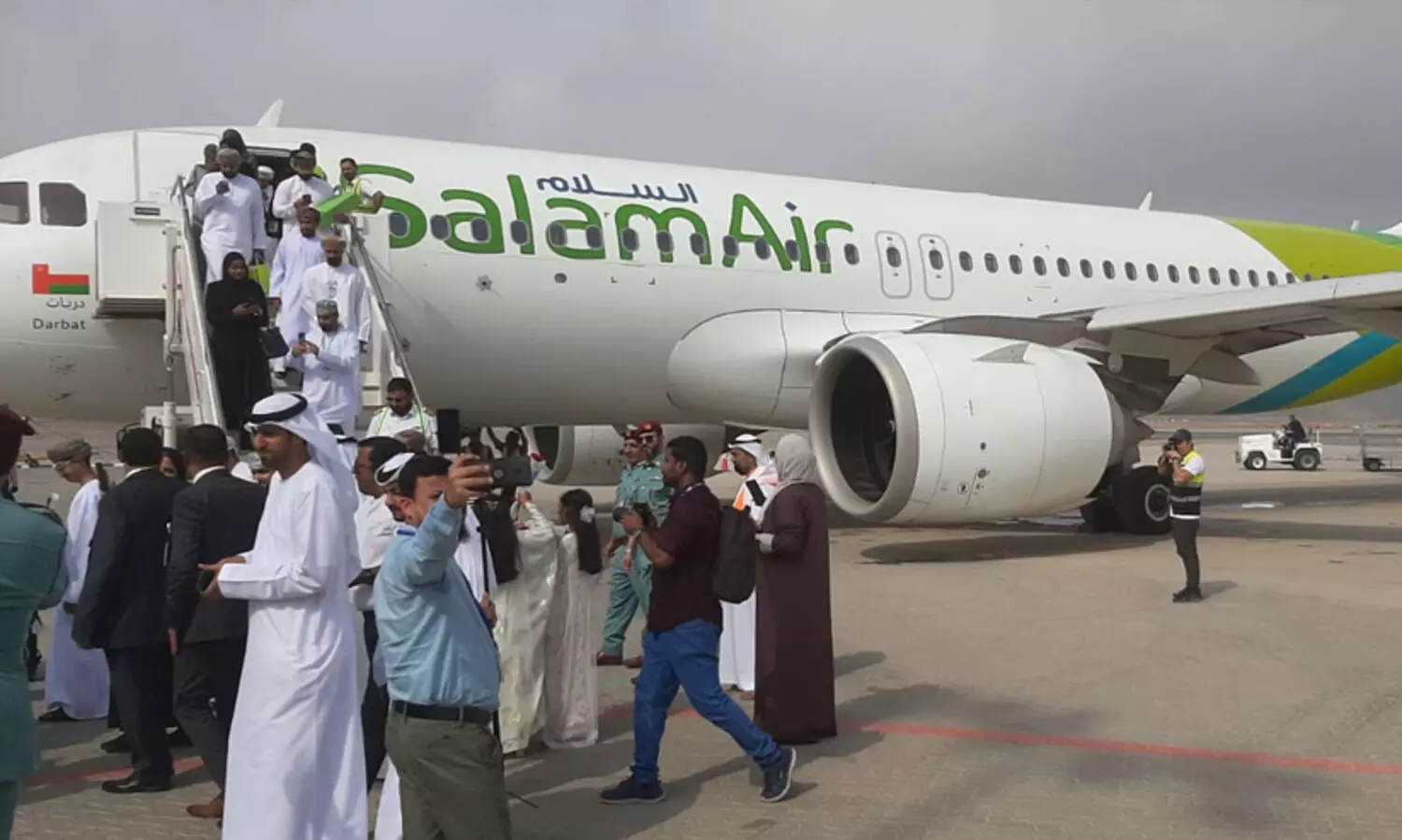 സലാം എയറിന്‍റെ ആദ്യ വിമാനം ഫുജൈറയില്‍നിന്ന് പറന്നുയര്‍ന്നു