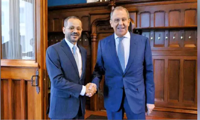 സുൽത്താന്‍റെ സന്ദേശം റഷ്യൻ പ്രസിഡന്‍റിന്​ കൈമാറി