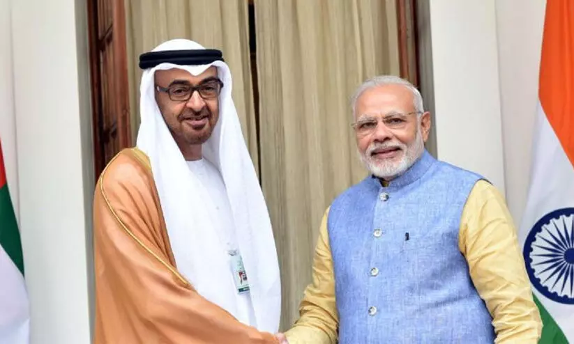 പ്രധാനമന്ത്രി നരേന്ദ്ര മോദി ശനിയാഴ്ച അബൂദബിയിൽ പ്രധാനമന്ത്രി നരേന്ദ്ര മോദി ശനിയാഴ്ച അബൂദബിയിൽ