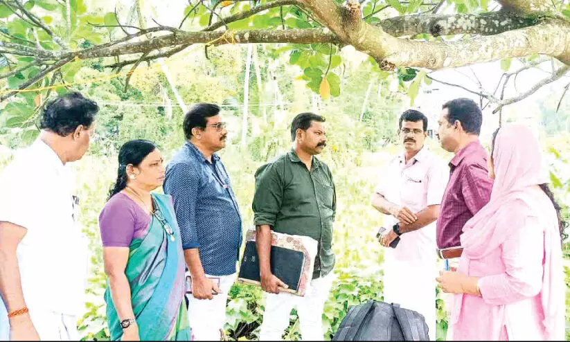 ഒറ്റപ്പാലം നഗരസഭ കാര്യാലയം മാറ്റൽ: സ്ഥല പരിശോധന നടത്തി ഒറ്റപ്പാലം നഗരസഭ കാര്യാലയം മാറ്റൽ: സ്ഥല പരിശോധന നടത്തി