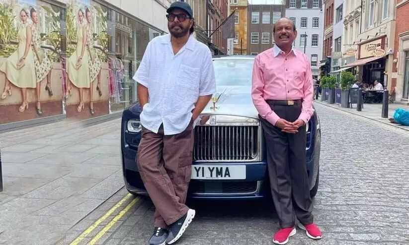 Mammootty meets M. A. Yusuff Ali in London, See pics