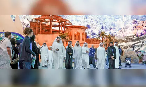 സീവേൾഡ്​ അബൂദബി സന്ദർശിച്ച്​ ശൈഖ്​ മുഹമ്മദ്