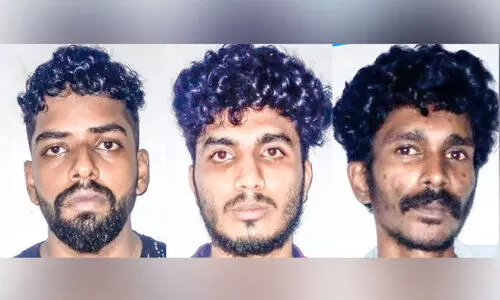 ഓൺലൈൻ സാധന വിതരണ മറവിൽ ലഹരി വിൽപന; മൂന്ന് യുവാക്കൾ പിടിയിൽ