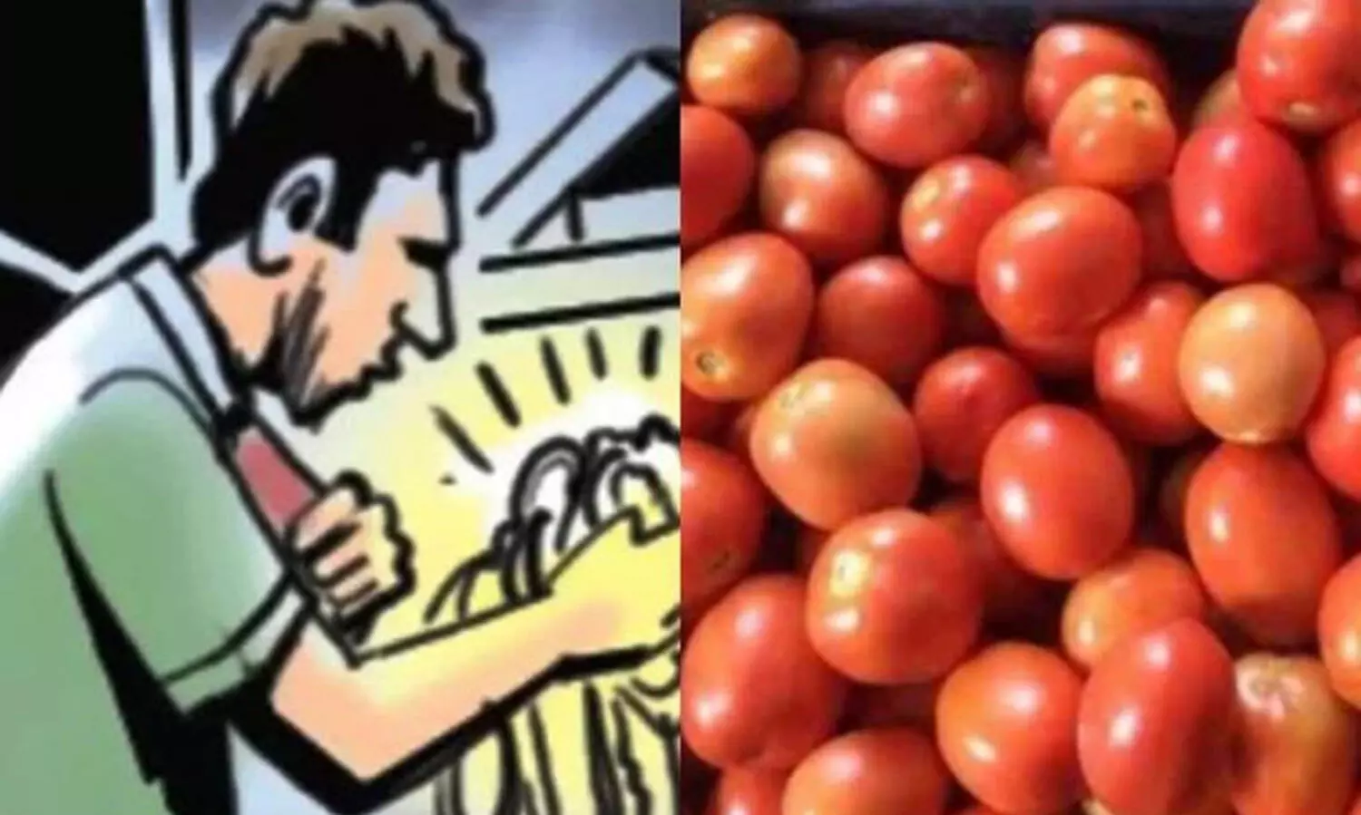 Thieves stole tomatoes, green chillies and ginger