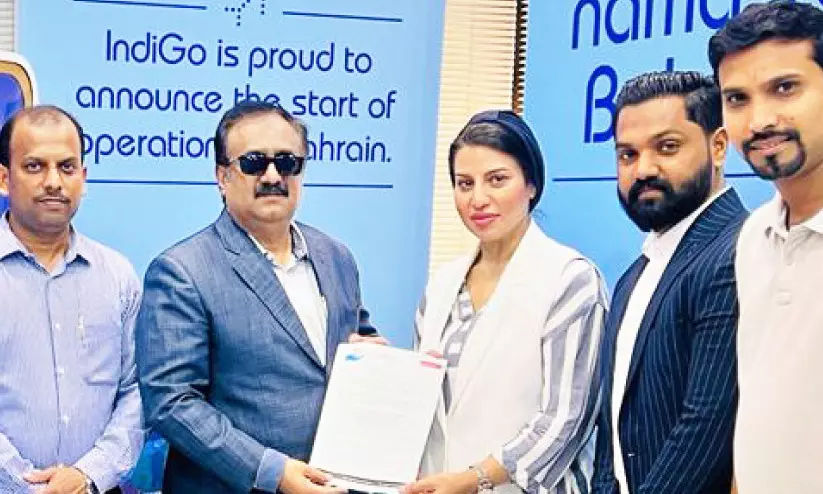 കണ്ണൂരിലേക്ക് സർവിസ്; ഇൻഡിഗോ എയർലൈൻസിന് നിവേദനം നൽകി