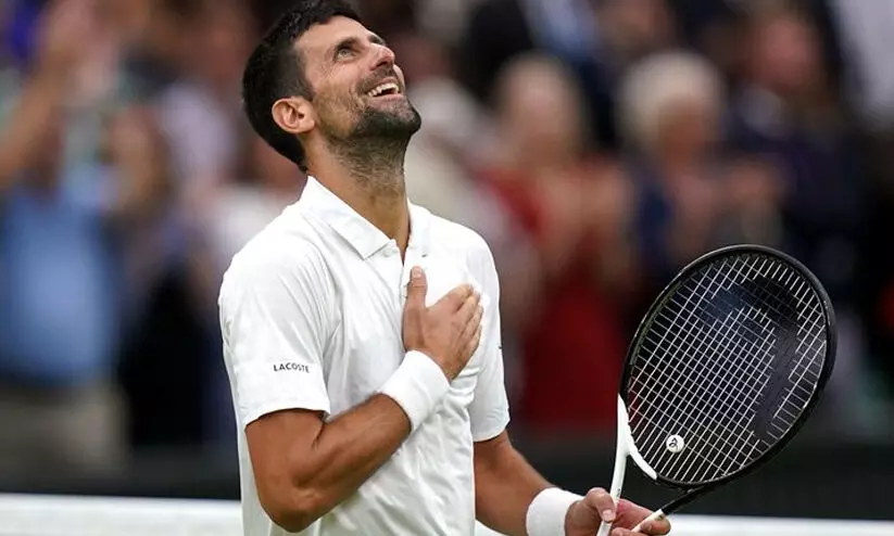 ചരിത്രത്തിലേക്ക് റാക്കറ്റ് പായിച്ച് ദ്യോകോവിച്; വിംബ്ൾഡൺ ഫൈനലിൽ