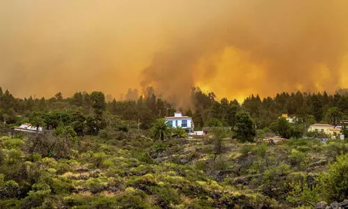 2000 evacuated in La Palma wildfire in Spains Canary Islands official says blaze out of control