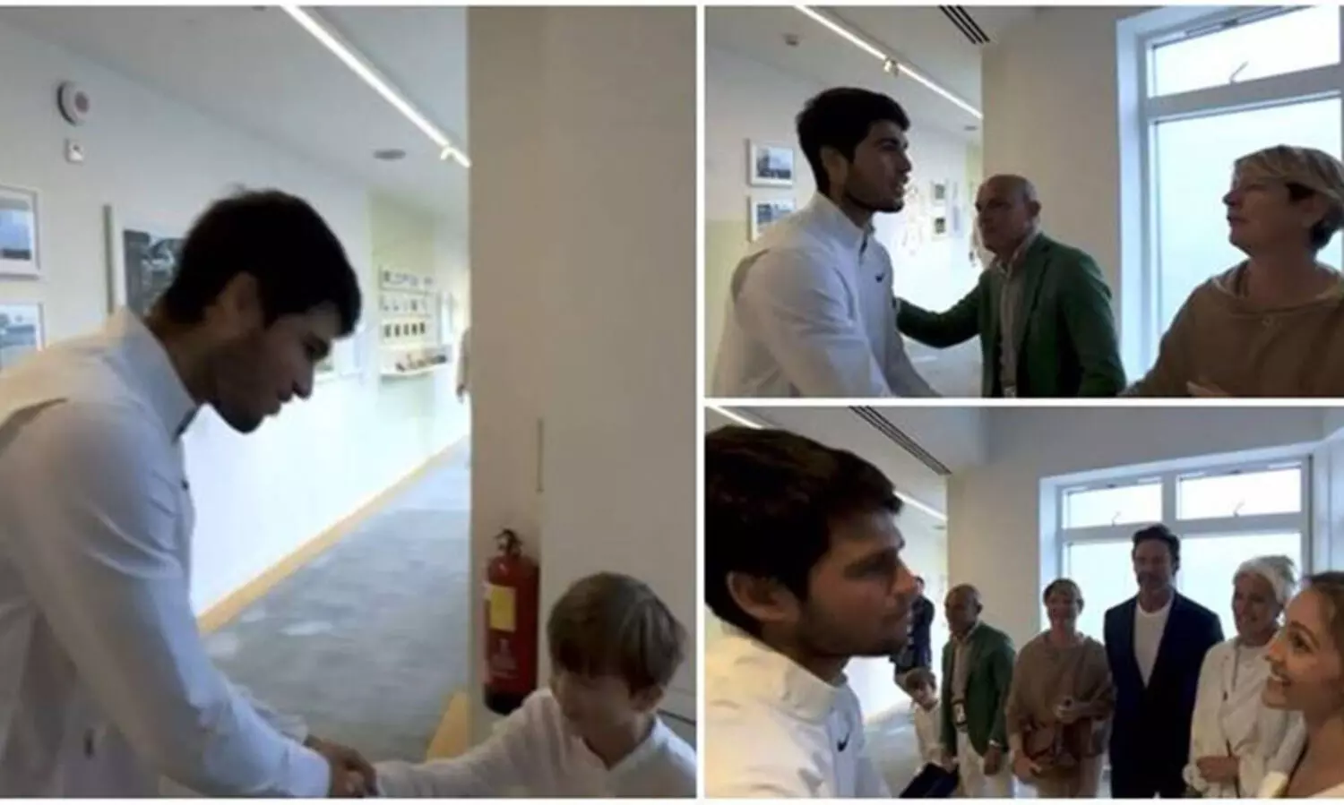 അൽകാരസിനെ അഭിനന്ദിച്ച് ദ്യോകോവിചിന്റെ ഭാര്യയും മകനും; വിഡിയോ വൈറൽ