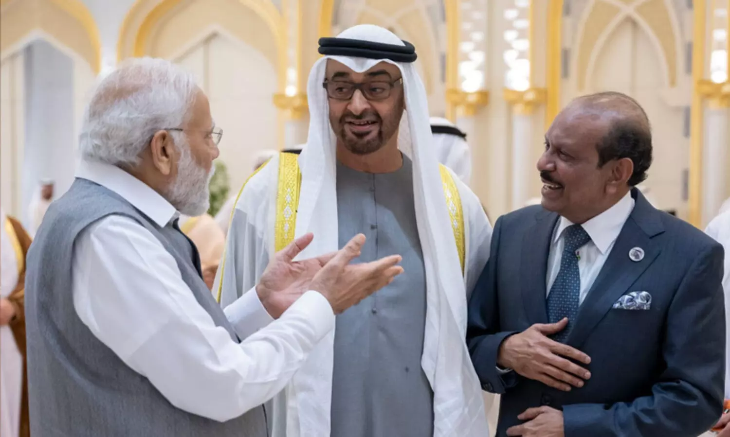 യു.എ.ഇയിൽ എത്തിയ പ്രധാനമന്ത്രിക്ക് ആശംസ നേർന്ന് എം.എ. യൂസുഫലി