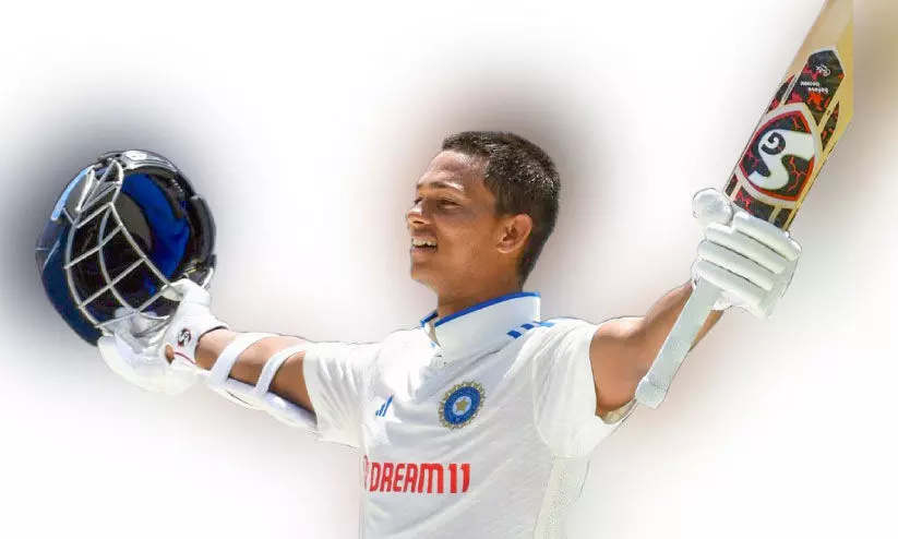 യശസ്സുയർത്തി ജയ്സ്വാൾ... യശസ്സുയർത്തി ജയ്സ്വാൾ...