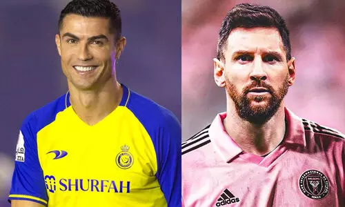 ‘അമേരിക്കൻ മേജർ ലീഗിനേക്കാൾ മികച്ചത് സൗദി പ്രോ ലീഗ്’; മെസ്സിക്കെതിരെ ഒളിയമ്പുമായി റൊണാൾഡോ ‘അമേരിക്കൻ മേജർ ലീഗിനേക്കാൾ മികച്ചത് സൗദി പ്രോ ലീഗ്’; മെസ്സിക്കെതിരെ ഒളിയമ്പുമായി റൊണാൾഡോ