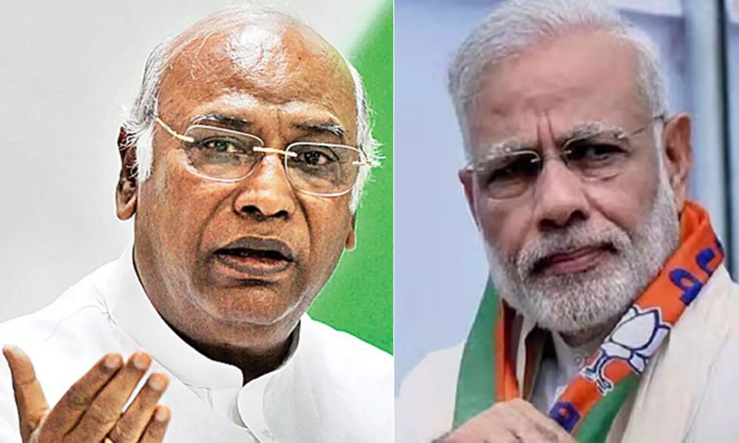 Mallikarjun Kharge and Modi