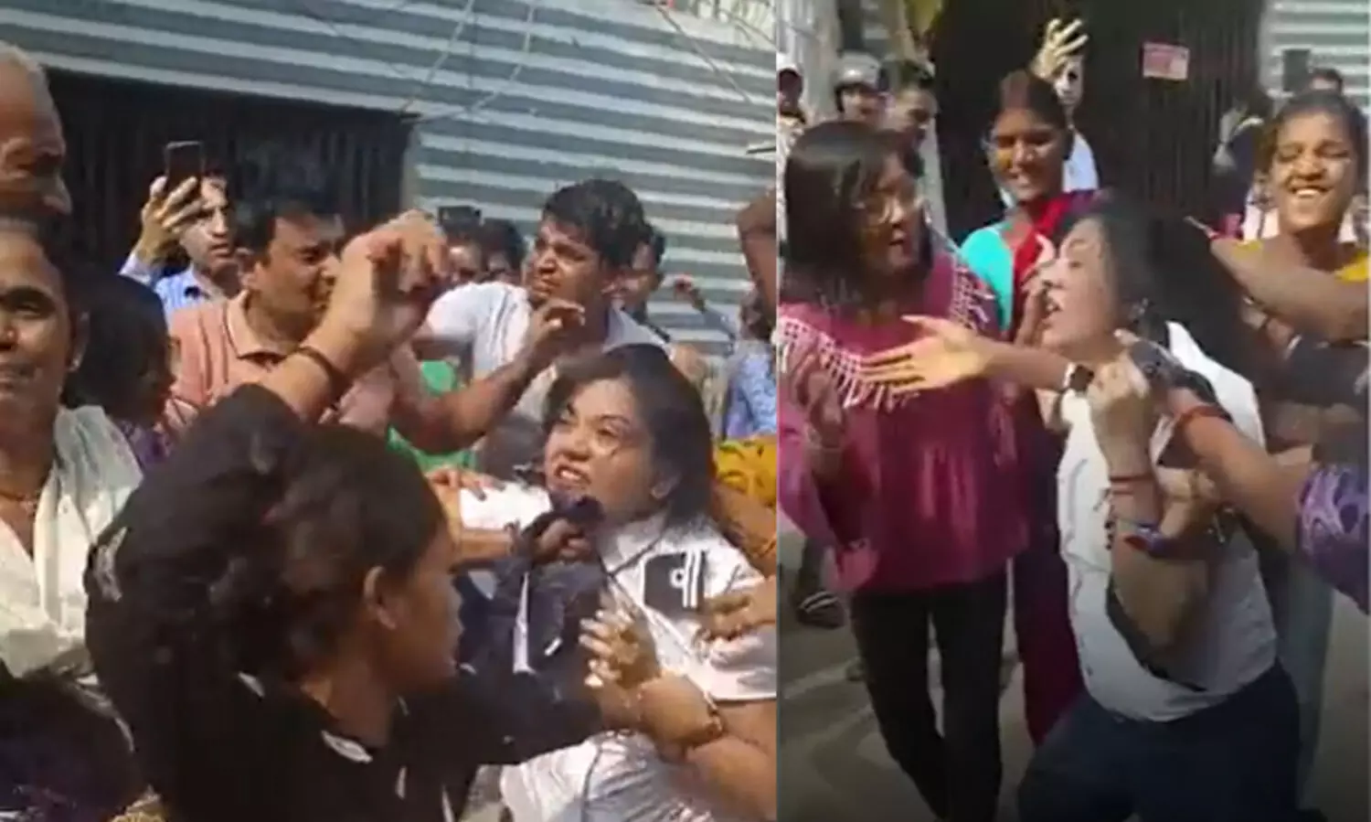 പത്തുവയസ്സുകാരിയെ വീട്ടുജോലിക്ക് നിർത്തി ക്രൂര മർദനം; പൈലറ്റിനെയും ഭർത്താവിനെയും വളഞ്ഞിട്ട് തല്ലി ജനക്കൂട്ടം -Video