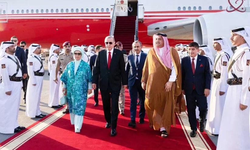 ഉർദുഗാന് ഊഷ്മള വരവേൽപ് ഉർദുഗാന് ഊഷ്മള വരവേൽപ്