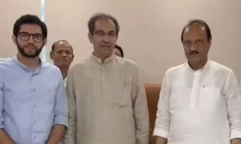 എൻ.സി.പി പിളർപ്പിന് ശേഷം ആദ്യമായി അജിത് പവാറിനെ കണ്ട് ഉദ്ധവ് താക്കറെ