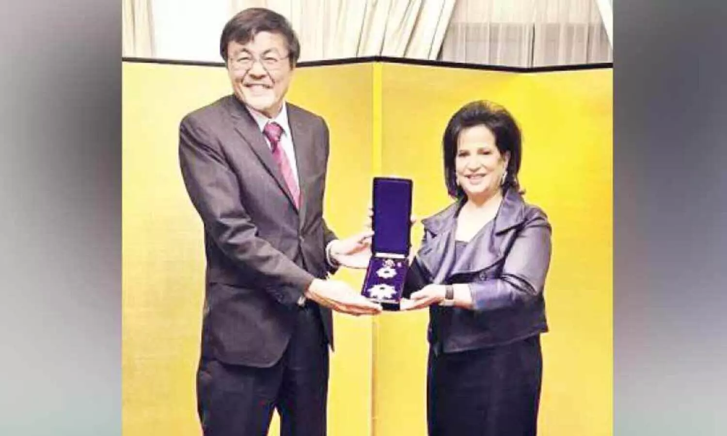 ശൈ​ഖ മ​യ്​ ബി​ൻ​ത്​ മു​ഹ​മ്മ​ദ്​ ആ​ൽ ഖ​ലീ​ഫ​ക്ക്​ ജ​പ്പാ​ന്‍റെ പു​ര​സ്​​കാ​രം