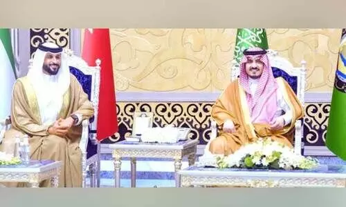 ജി.​സി.​സി കൂ​ടി​യാ​ലോ​ച​ന യോ​ഗം; ശൈ​ഖ്​ നാ​സി​ർ സൗ​ദി​യി​ലെ​ത്തി