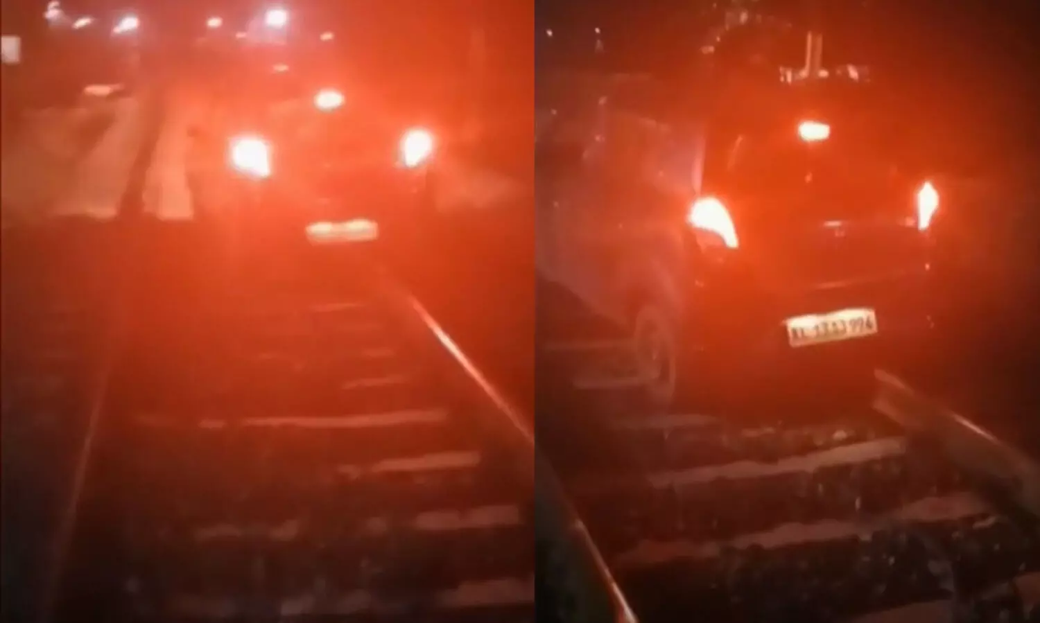 കുടിച്ചു പൂസായപ്പോൾ ട്രാക്ക് റോഡായി തോന്നി; റെയിൽവേ ട്രാക്കിലേക്ക് കാർ ഓടിച്ചു കയറ്റിയയാൾ അറസ്റ്റിൽ