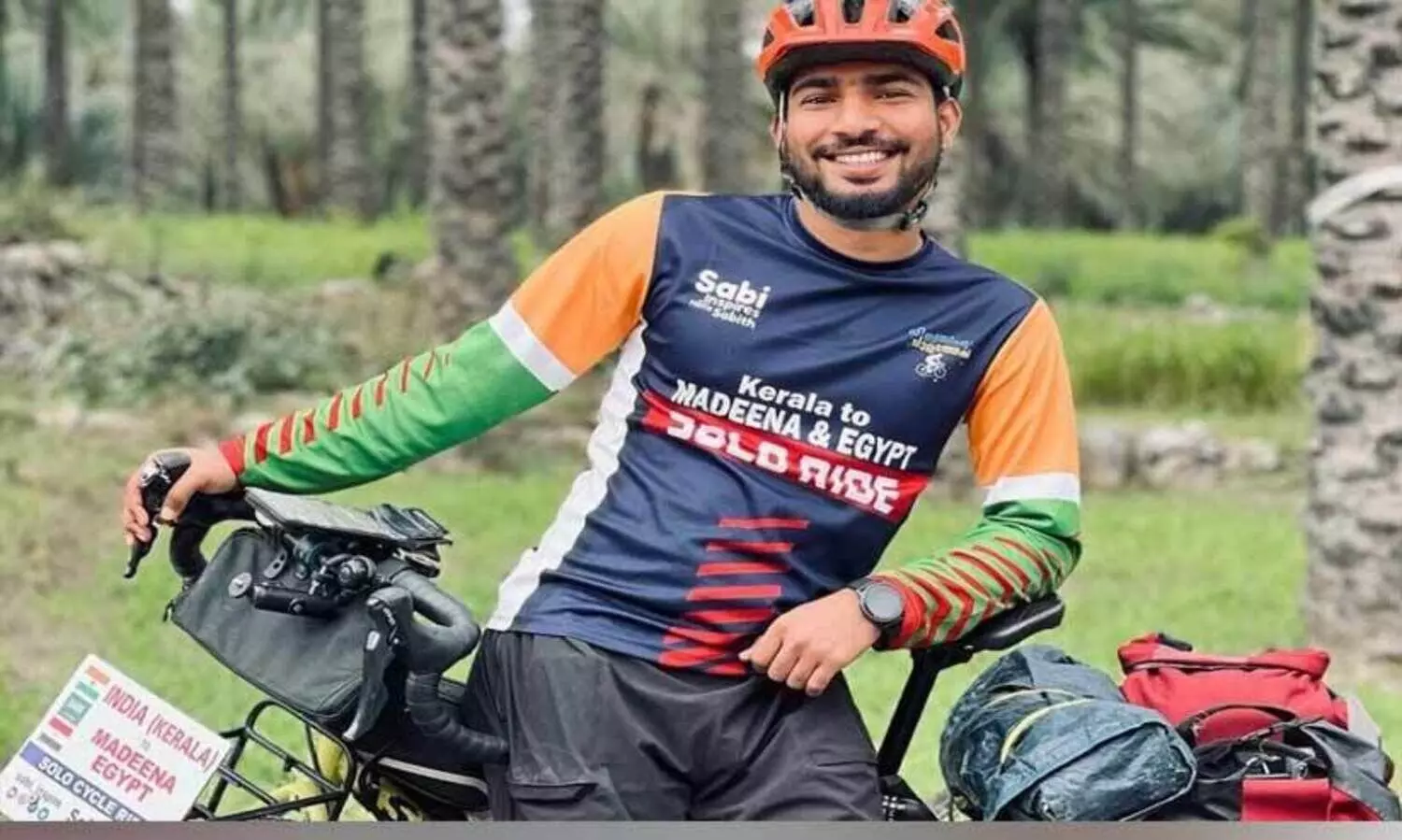 കേ​ര​ളം ടു ​ഈ​ജി​പ്ത്; സൈ​ക്കി​ൾ ച​വി​ട്ടി​യൊ​രുസ​ർ​വ​ക​ലാ​ശാ​ല യാ​ത്ര