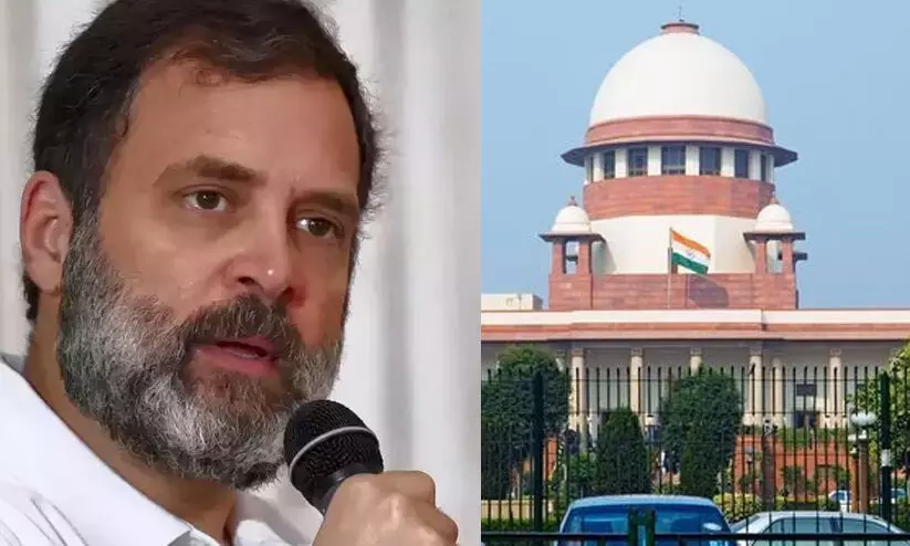 രാഹുൽ ഗാന്ധിക്കെതിരായ മാനനഷ്ടക്കേസ്: പരാതിക്കാരനും ഗുജറാത്ത് സർക്കാറിനും സുപ്രീം കോടതി നോട്ടീസ് രാഹുൽ ഗാന്ധിക്കെതിരായ മാനനഷ്ടക്കേസ്: പരാതിക്കാരനും ഗുജറാത്ത് സർക്കാറിനും സുപ്രീം കോടതി നോട്ടീസ്