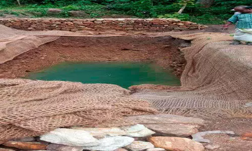 അശാസ്ത്രീയ നിർമാണം; കുളം   അപകടക്കെണിയാകുന്നു