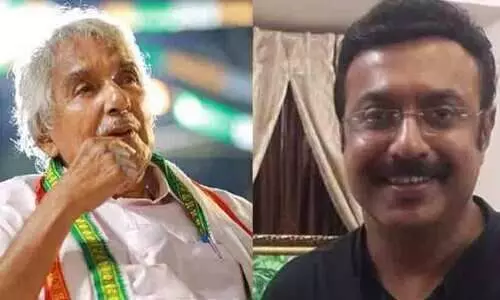 E.K. Nayanars son Krishnakumar, Oommen Chandy