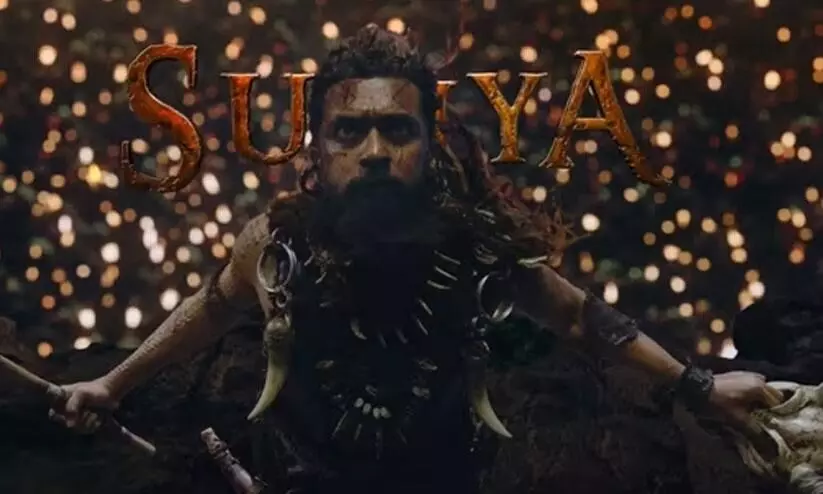 Kanguva first glimpse: Suriya sports long hair as a fierce warrior; Kanguva first glimpse: Suriya sports long hair as a fierce warrior;