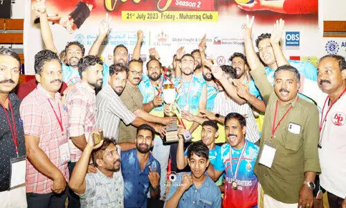 പ്ര​തി​ഭ മു​ഹ​റ​ഖ് മേ​ഖ​ല വോ​ളി ഫെ​സ്റ്റ് സീ​സ​ൺ 2; വോ​ളി ഫൈ​റ്റേ​ഴ്സ് ബ​ഹ്റൈ​ൻ ചാ​മ്പ്യ​ന്മാ​ർ