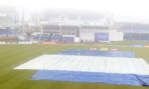 ഇ​ന്ത്യ- വി​ൻ​ഡീ​സ് ​ടെ​സ്റ്റിലും മഴക്കളി