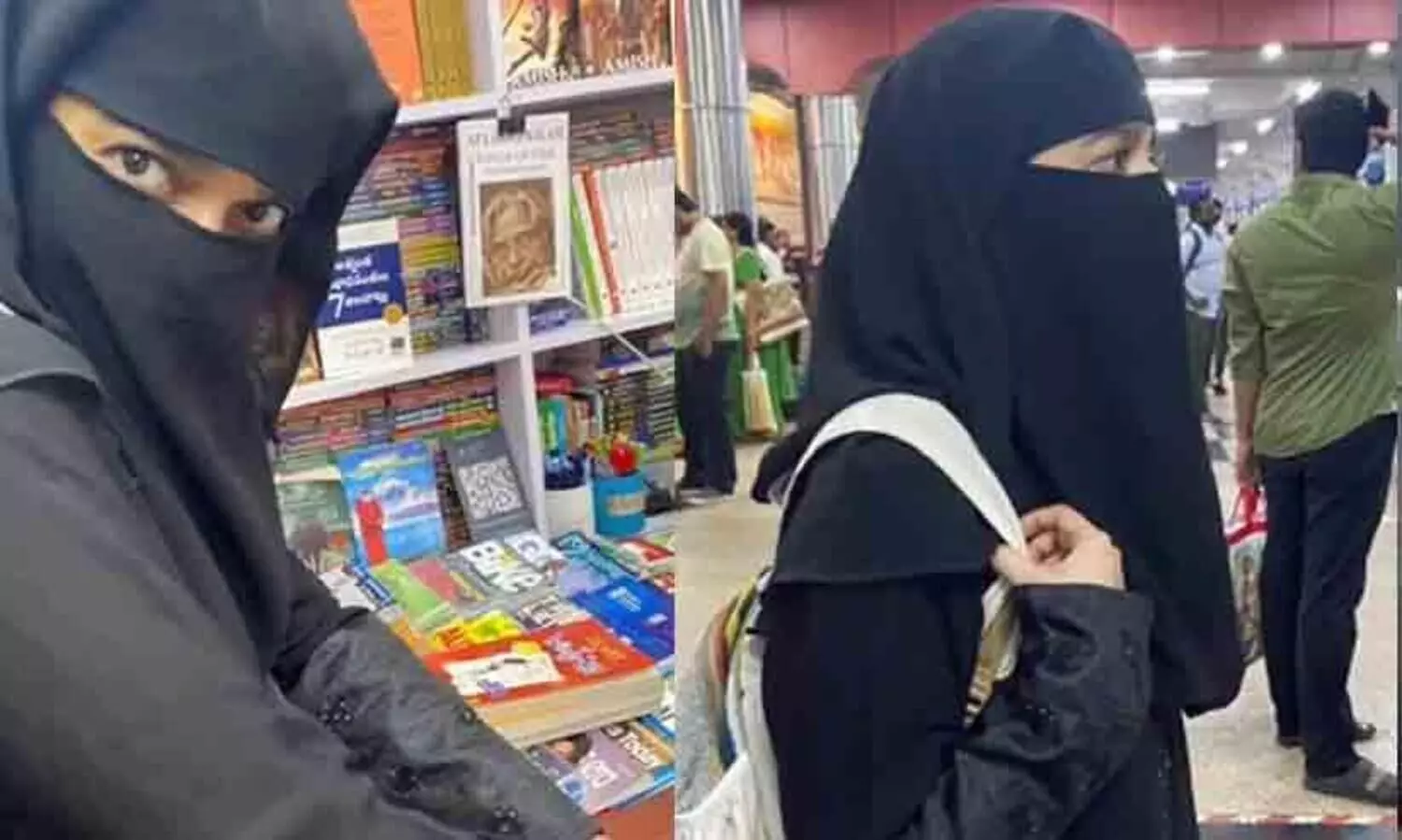 Actress Swathi Went To Railway Station By Wearing Burka