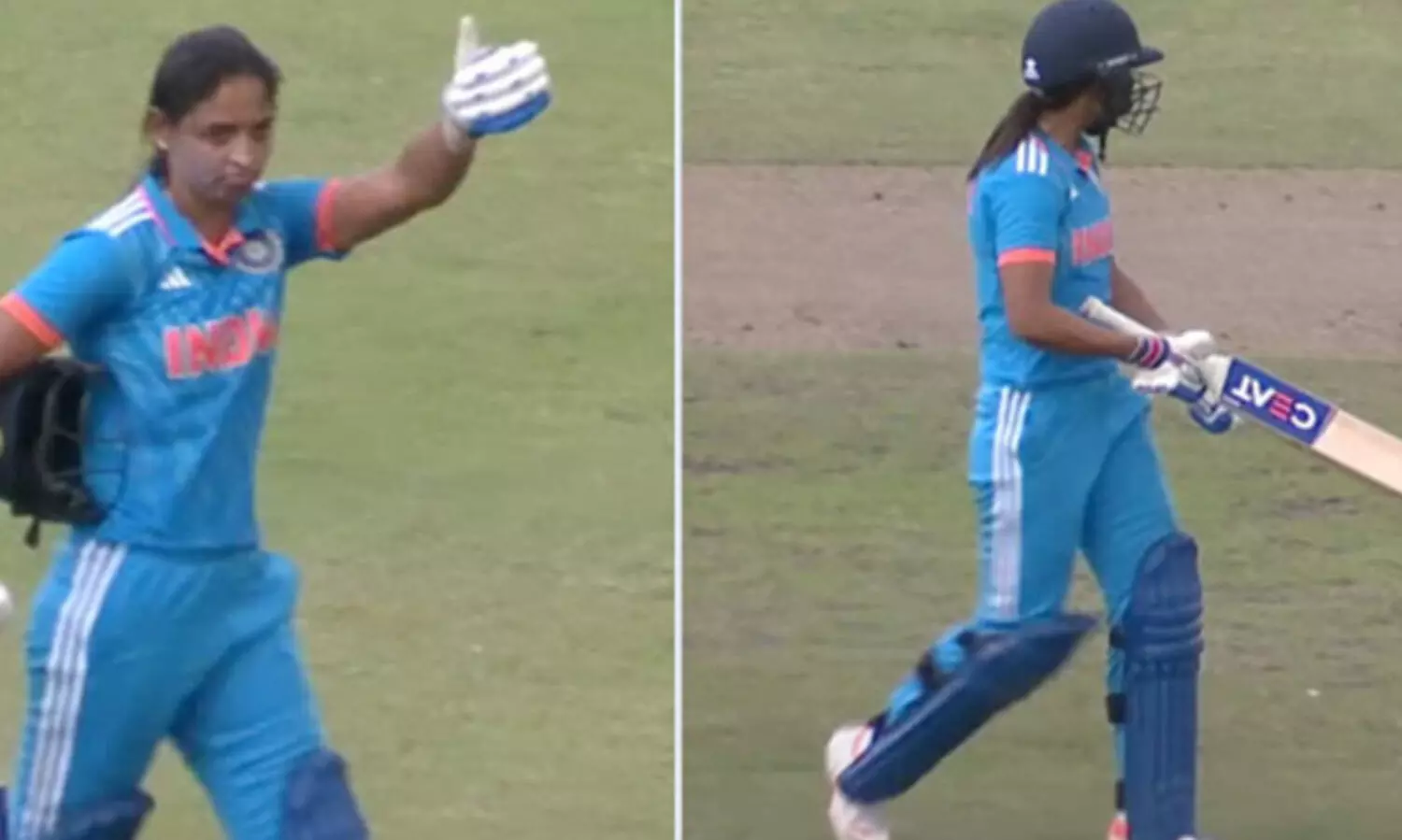 കളത്തിലെ മോശം പെരുമാറ്റം: ഹർമൻപ്രീത് കൗറിനെതിരെ നടപടി; രണ്ടു മത്സരങ്ങളിൽ വിലക്ക്