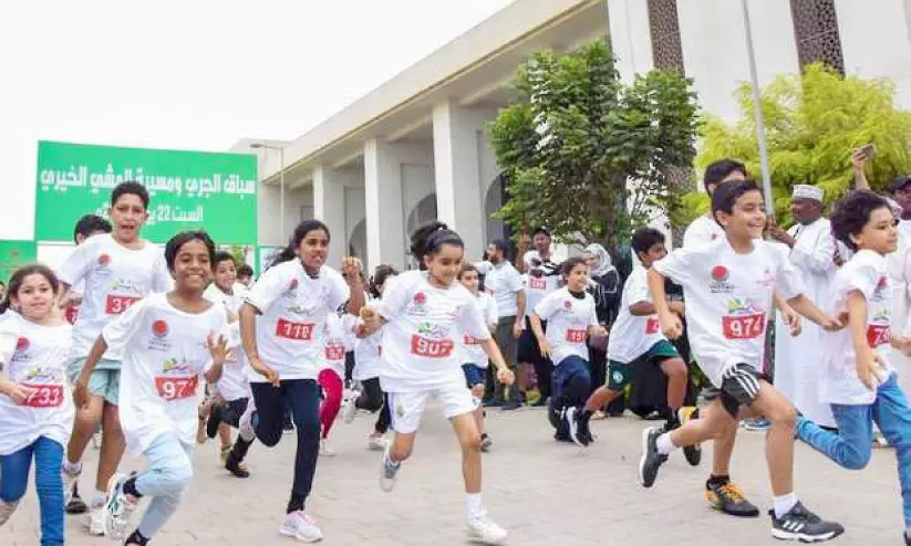 ആ​രോ​ഗ്യ സ​ന്ദേ​ശം പ​ക​ർ​ന്ന്​ സ​ലാ​ല​യി​ൽ ഓ​ട്ട​മ​ത്സ​രം